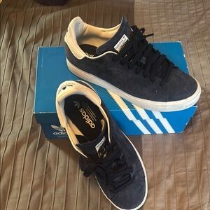 Adidas Men's Navy Sneakers- Stan Smith Vulc 9.5.
